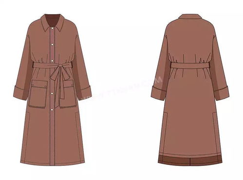 企業服裝工業款式圖正背面繪制步驟教程